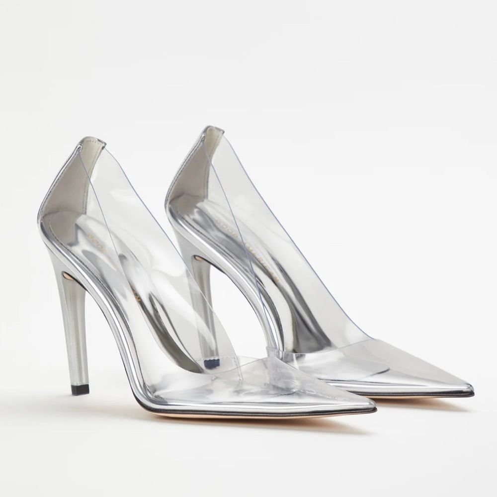Good American Silver Heels - Picture 2 of 7